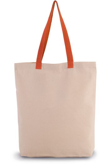 Image produit Sac shopping à soufflet avec poignées contrastées