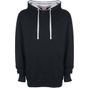 fdm Contrast Hoodie black/heather_grey
