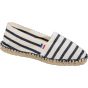 Kariban Espadrilles unisexe Made in France natural/navy_stripe