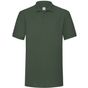 fruit of the loom 65/35 Heavy Piqué Polo vert_bouteille