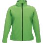 Regatta Women's Ablaze Printable Softshell Jacket extreme_green/black