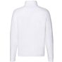 fruit of the loom Premium Zip Neck Raglan Sweat blanc