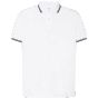 JHK Man regular polo white/black