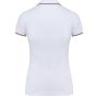 Kariban Polo manches courtes femme white/navy/red