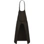 Kariban Tablier polycoton sans poche chocolate