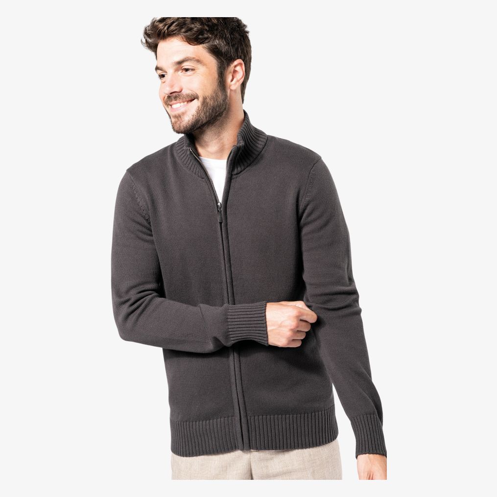 Cardigan zippé kariban