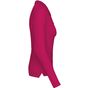 Kariban Polo piqué manches longues femme  fuchsia
