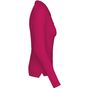 kariban Polo piqué manches longues femme  fuchsia