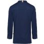 karlowsky Men's Long-Sleeve Chef Jacket Green Generation Sustainable GRS Steel blue
