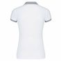 kariban Polo piqué bicolore femme white/oxford_grey