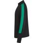 Finden+Hales Adults' knitted tracksuit top black/emerald