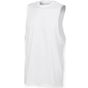 SF Clothing Men´s high neck slash armhole vest white