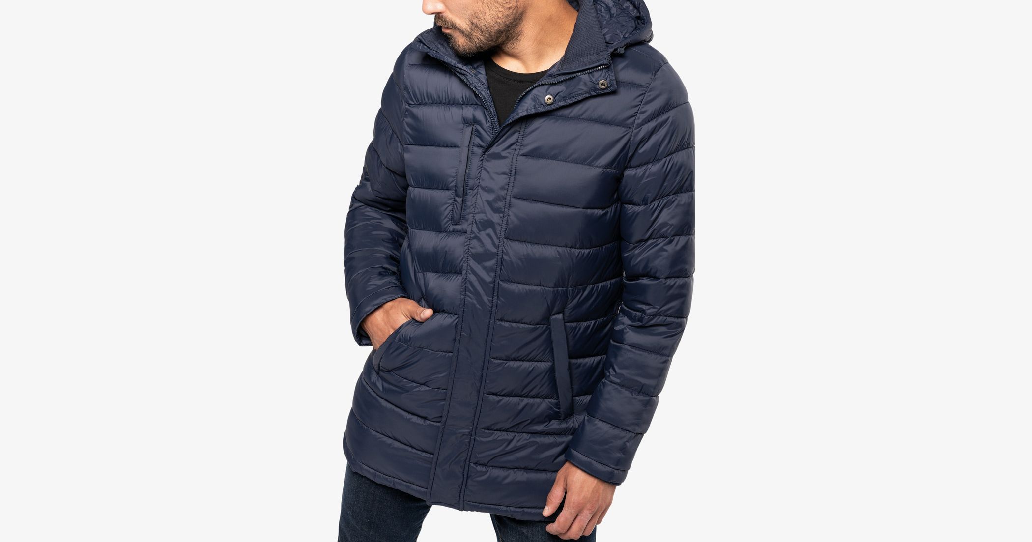 Parka Doudoune Légère à Capuche Homme - Kariban