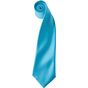 Premier Cravate en satin colours collection - turquoise - taille_unique