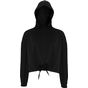 TriDri Tridri® sweat à capuche oversize court femme black