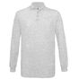 B&C Collection Safran Polo LS blanc_chiné
