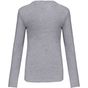 kariban T-shirt col V manches longues femme oxford_grey