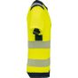 WK Designed To Work T-shirt de sécurité recyclé manches courtes unisexe hi_viz_yellow/navy
