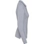 Kariban Polo maille piquée manches longues femme oxford_grey/navy/white