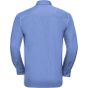 Russell Chemise en Popeline Polyester/Coton classique manches longues homme corporate blue