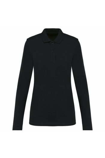 Image produit Polo Supima® manches longues femme