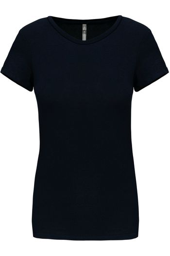Image produit T-shirt col rond manches courtes femme
