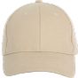 K-up Casquette en coton et polyester recyclés K-loop tracking-  6 panneaux beige