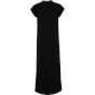 Build Your Brand Ladies Sorona® Long Extended Shoulder Dress Black