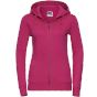 Russell Authentic Sweat capuche zippé femme fuchsia