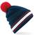 Beechfield Bonnet Stadium french_navy/classic_red/white