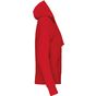 kariban sweat-shirt zippé capuche femme red