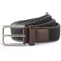 Asquith & Fox Ceinture homme effet délavé vintage en toile black