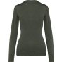 Kariban Pull col V femme green_marble_heather