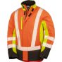 Result Recycled 3-layer printable 3-tone safety softshell fluorescent_yellow/orange/black