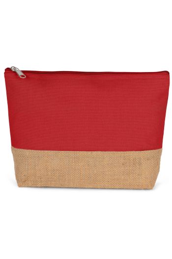 Image produit Pochette en toiles de coton et jute