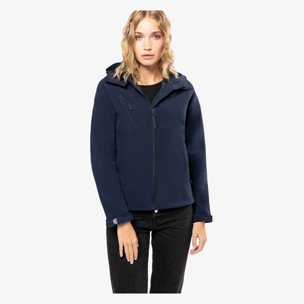 Veste softshell à capuche femme kariban