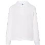 JHK Kid ls unisex polo white