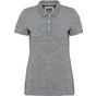 Kariban Polo vintage manches courtes femme slub_grey_heather