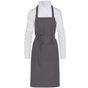 SG Accessories - Bistro Lisbon - Cotton Heavyweight Bib Apron with Pocket grey