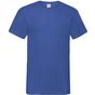 fruit of the loom Valueweight V-Neck T bleu_royal