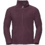 Russell Veste polaire zippée homme burgundy