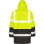 Result Motorway 2-tone safety coat fluorescent_yellow/black