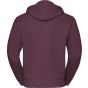 Russell Authentic Sweat capuche zippé homme burgundy
