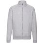 fruit of the loom Classic Sweat Jacket - gris_chine - S