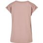 Build Your Brand Ladies Extended Shoulder Tee dusk_rose