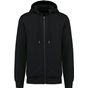 Kariban Sweat-shirt french terry écoresponsable zippé à capuche unisexe black
