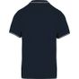 Kariban Polo maille piquée manches courtes homme navy/light_grey/white