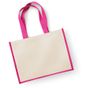 westfordmill Printers Jute Classic Shopper fuchsia