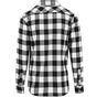 Build Your Brand Checked Flannel Shirt black/white