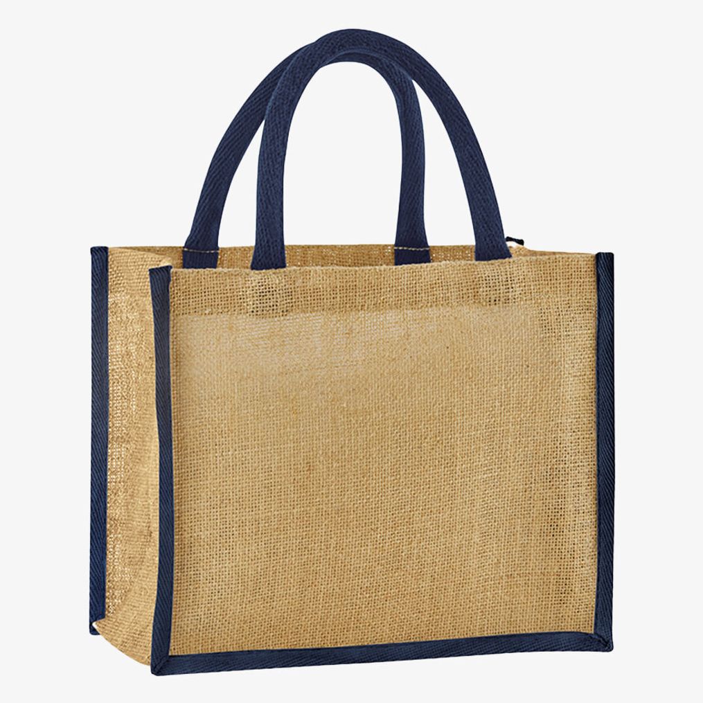 Tote bag midi en jute amidonné naturel westfordmill